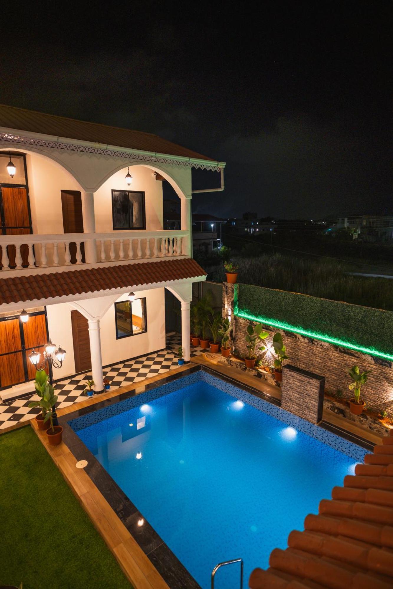 阿里巴格 Sapphire Mansion酒店 外观 照片